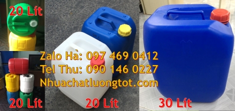 can nhựa 5 lít trong, can 18l đựng mật mía can nhựa giá rẻ can dẹp 30 lít đựng thuốc thú y giá re