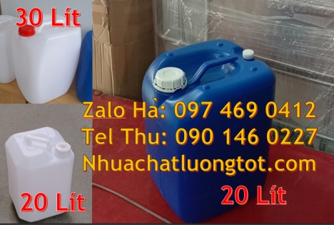 can nhựa 5 lít trong, can 18l đựng mật mía can nhựa giá rẻ can dẹp 30 lít đựng thuốc thú y giá re