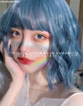 Uốn xoăn lơi nhẹ nhàng tự nhiên, học nghề tóc Tiệp Nguyễn.