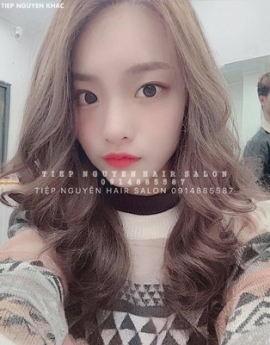 Học nghề tóc, xoăn lơi uốn bồng bềnh tự nhiên cuốn hút, Tiệp Nguyễn.