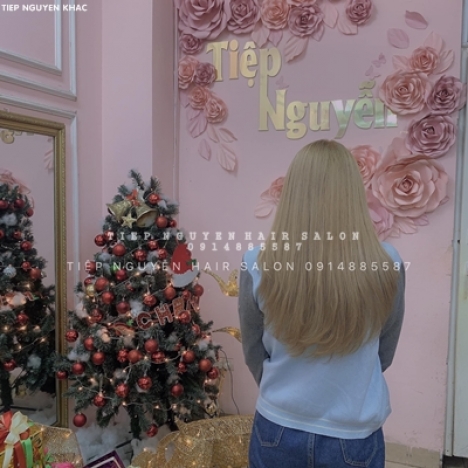 Xoăn lơi uốn xoăn bồng bềnh tự nhiên cho nữ cá tính, tiệp nguyễn.