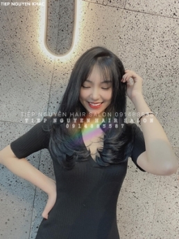 Uốn xoăn lơi xoăn sóng giá rẻ, học nghề tóc Tiệp Nguyễn.