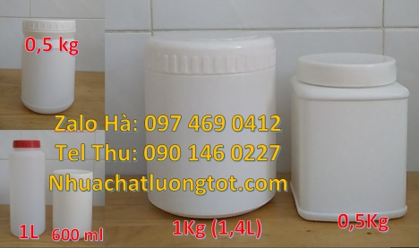 hũ nhựa 250 gr đựng thực phẩm, hũ 250 g đựng dung môi, chuyên sỉ hũ nhựa 50gr 100gr 200gr 250gr Hũ n