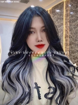 Xoăn hippie tự nhiên tóc thưa, học nghề tóc Tiệp Nguyễn.