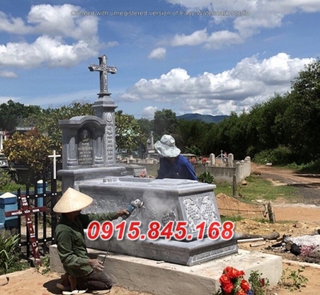 54+ Mẫu mộ đá tự nhiên đẹp – nguyên khối
