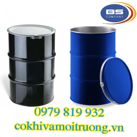 Thùng Phuy Sắt 220L Nắp Hở