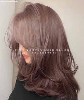 Học nghề tóc, xoăn lơi bồng bềnh mái bay, tiệp nguyễn.