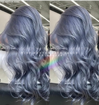 Uốn xoăn lơi tự nhiên cho nữ mặt tròn, xoăn hippie ngang vai cá tính, Tiệp Nguyễn.