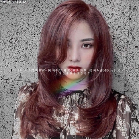 Xoăn lơi uốn xoăn gợn sóng nước bồng bềnh, học nghề tóc Tiệp Nguyễn.