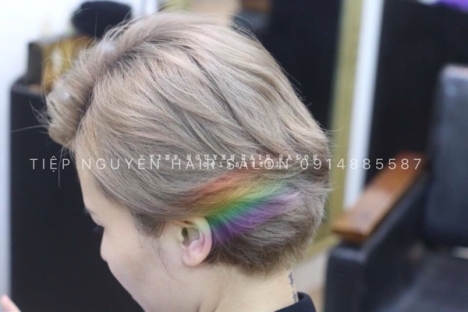 Uốn xoăn lơi mái bay tự nhiên, học nghề tóc Tiệp Nguyễn.