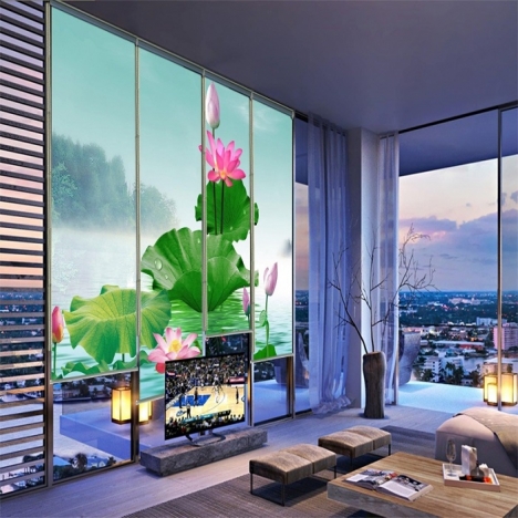 Rèm cuốn tranh Bình Dương