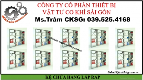 KỆ CHƯA HÀNG LẮP RÁP TẠI XƯỞNG