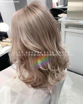 Uốn xoăn lơi mái bay tự nhiên, học nghề tóc Tiệp Nguyễn.