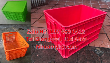 Thùng nhựa đặc B3, Sóng Hở giá rẻ nhất hcm. Giá bán sóng nhựa bít, sóng nhựa hở, Giỏ nhựa chở sau xe