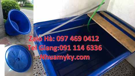 thùng đựng hạt nhựa Thùng chữ nhật Thùng nhựa 1700 lít, thùng nhựa chữ nhật 1250 lít, Thau