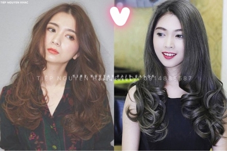 Tóc xoăn lơi uốn xoăn tự nhiên bồng bềnh cuốn hút cho nữ, học nghề tóc Tiệp Nguyễn