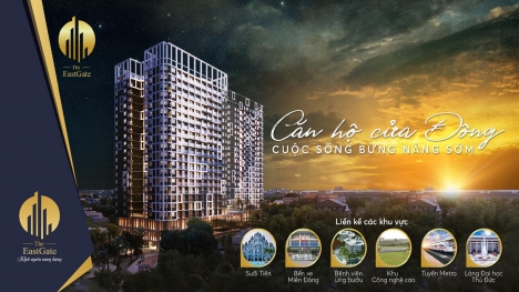 CĂN HỘ CHUNG CƯ ME TRÔ THE EAST LÀNG ĐẠI HỌC QUỐC GIA CHỈ 1.2TY