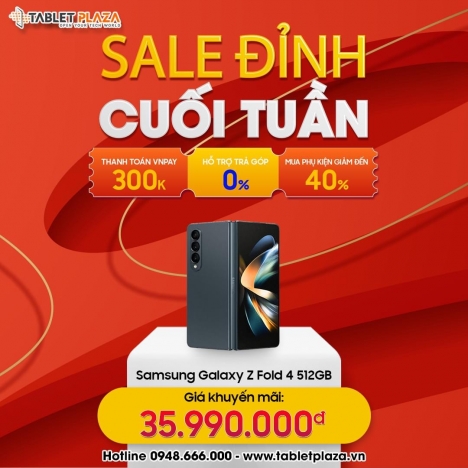 Khuyến mãi cuối tuần cùng Deal Tablet hấp dẫn tại Tablet Plaza