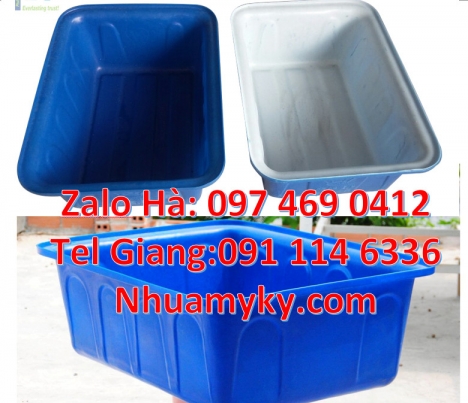 thùng đựng hạt nhựa Thùng chữ nhật Thùng nhựa 1700 lít, thùng nhựa chữ nhật 1250 lít, Thau