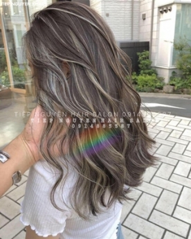 Tóc uốn sóng lơi, xoăn lơi ngang vai, học nghề tóc Tiệp Nguyễn