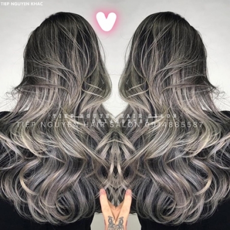 Tóc xoăn lơi uốn xoăn hippie mái bay, học nghề tóc Tiệp Nguyễn