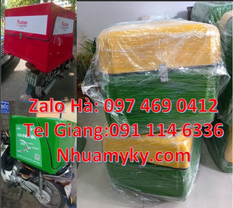 Thùng giao trà sữa, thùng chở hàng nhanh, Thùng giao hàng đông lạnh, Thùng giao hàng giá rẻ, Thùng c