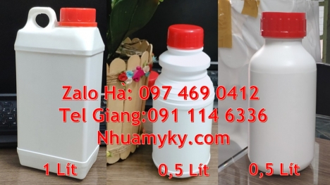 Chai 50 ml vặn, chai 50 ml nắp garenty, Chai 100ml đựng hóa chất, chai 100ml đựng phân bón, Chai 100
