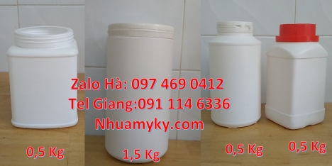 hũ nhựa 100 g đựng kem chống nắng Hũ nhựa 100 gram, hũ 200g đựng đậu phộng, hũ đựng kẹo 200 gram, hũ