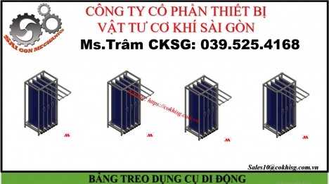 BẢNG TREO DỤNG CỤ DI ĐỘNG TIỆN LỢI GIÁ TỐT TẠI XƯỞNG