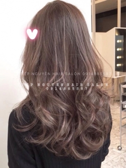 Xoăn lơi tỉa layer ngang vai mái bay cho nữ, học nghề tóc Tiệp Nguyễn