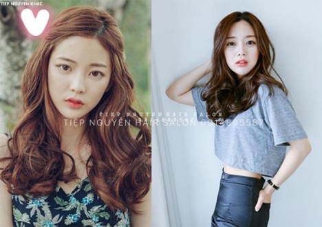 Xoăn lơi ngang vai, xoăn lơi cho nàng tóc thưa, học nghề tóc Tiệp Nguyễn