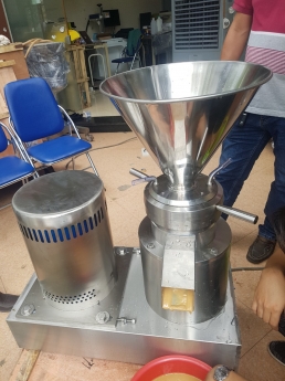 Máy nghiền dịch sệt. máy nghiền dịch thuốc thú y, máy nghiền bơ đậu phụng/ hạt điều