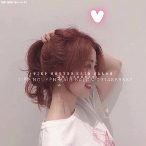 Tóc layer uốn xoăn tự nhiên, tóc hippie cho nữ, học nghề tóc Tiệp Nguyễn