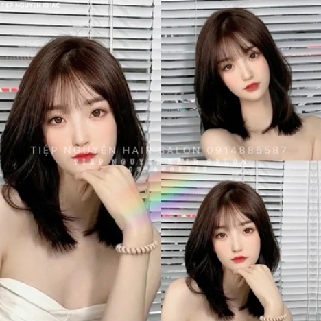 Tóc uốn xoăn lơi mái bay bồng bềnh cuốn hút, học nghề tóc Tiệp Nguyễn