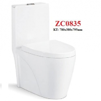 Bồn cầu 1 khối cao cấp Zico ZC0835
