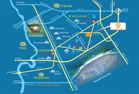 DỰ ÁN CENTURY CITY SÂN BAY LONG THÀNH ĐỒNG NAI - SỔ HỒNG RIÊNG - 2TY/NEN