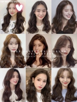 Xoăn lơi ngang vai, xoăn lơi cho nàng tóc thưa, học nghề tóc Tiệp Nguyễn