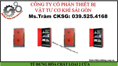 TỦ ĐỰNG HÓA CHẤT LOẠI 2 CỬA