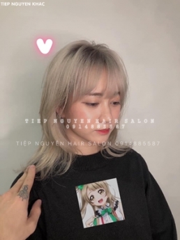 Tóc layer xoăn lơi tự nhiên, học nghề tóc Tiệp Nguyễn