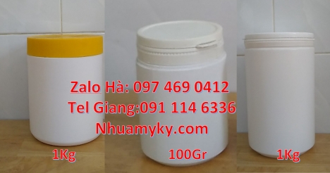 hũ nhựa 100 g đựng kem chống nắng Hũ nhựa 100 gram, hũ 200g đựng đậu phộng, hũ đựng kẹo 200 gram, hũ