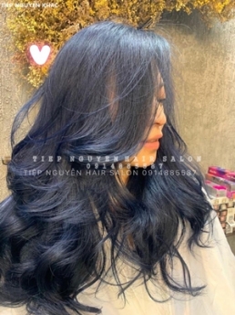 Tóc layer xoăn tự nhiên cho nữ ngang lưng, học nghề tóc Tiệp Nguyễn