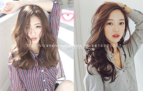 Xoăn lơi tóc xoăn ngắn ngang vai, học nghề tóc Tiệp Nguyễn