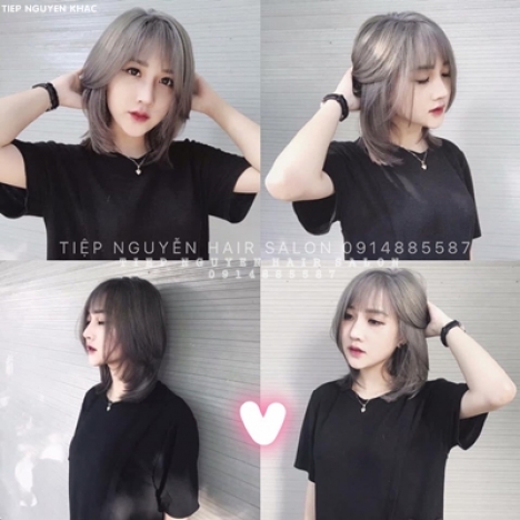 Tóc layer uốn xoăn tự nhiên cho nữ, học nghề tóc Tiệp Nguyễn