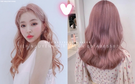 Xoăn lơi uốn xoăn tự nhiên gợn sóng, học nghề tóc Tiệp Nguyễn