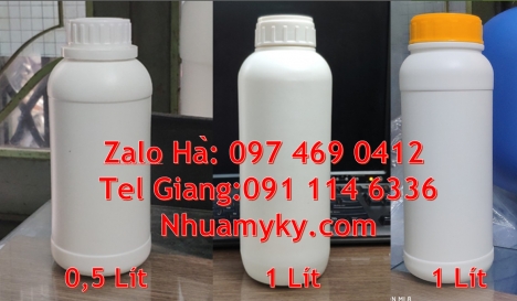 Chai 50 ml vặn, chai 50 ml nắp garenty, Chai 100ml đựng hóa chất, chai 100ml đựng phân bón, Chai 100