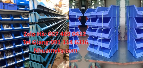 Khay nhựa đựng mỹ phẩm, khay đựng dụng cụ cơ khí, hộp nhựa duy tân Kệ phụ tùng, kệ đựng linh kiện,