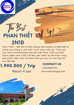 Tour Phan Thiết 2N1Đ chương trình mới lạ hấp dẫn
