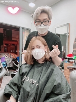 Tóc xoăn sóng lơi uốn nhẹ tóc thưa, học nghề tóc Tiệp Nguyễn