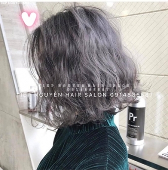 Uốn xoăn lơi tóc thưa cho nữ cá tính, học nghề tóc Tiệp Nguyễn