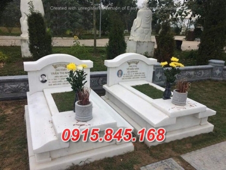 72+ Mẫu mộ đá trắng đẹp – lăng mộ